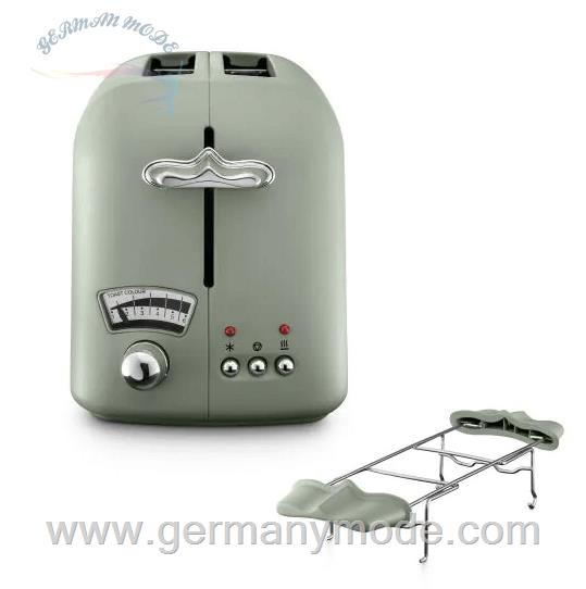 توستر دلونگی ایتالیا CT021.GR Argento Flora Toaster