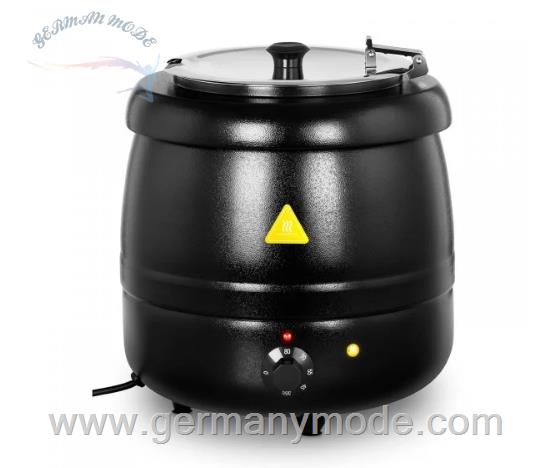 سوپ گرم کن برقی رویال کترینگ آلمان Royal Catering Suppentopf elektrisch - 10 L - 400 W - schwarz RCST-10BB