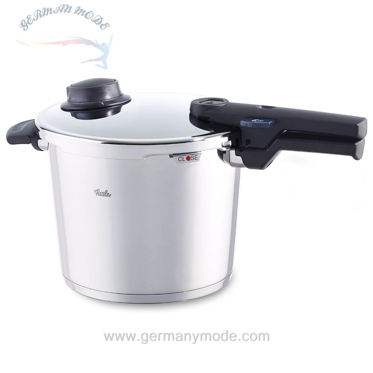 زودپز 6 لیتری فیسلر آلمان Fissler vitavit comfort Schnellkochtopf 22 cm / 6 Liter mit Einsatzgarnitur