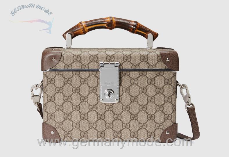 کیف دستی زنانه گوچی ایتالیا GUCCI Globe-Trotter Kosmetikkoffer mit GG 588351 9VEFW 8358