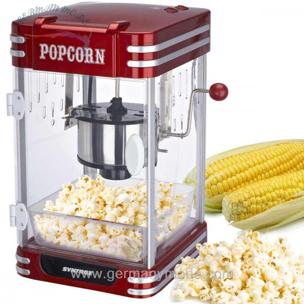 پاپ کورن ساز سینتروکس آلمان Syntrox Germany Popcornmaschine Syntrox Nostalgie Retro PCM-310 Wyoming