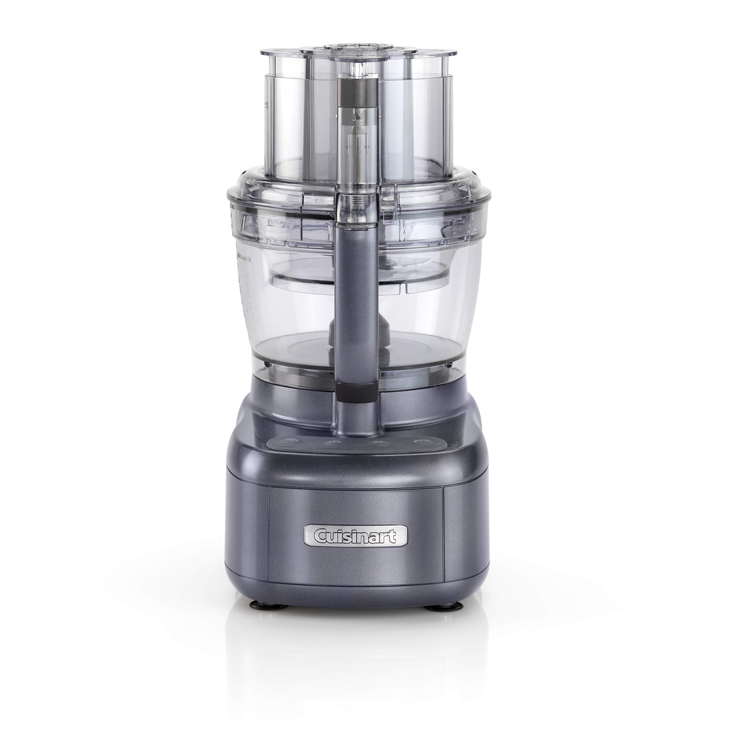 خرید از آمازون - Cuisinart Style Collection Expert Prep Pro | غذاساز 2 کاسه ای با ظرفیت 3 لیتر | خاکستری نیمه شب | FP1300U Midnight Grey Single