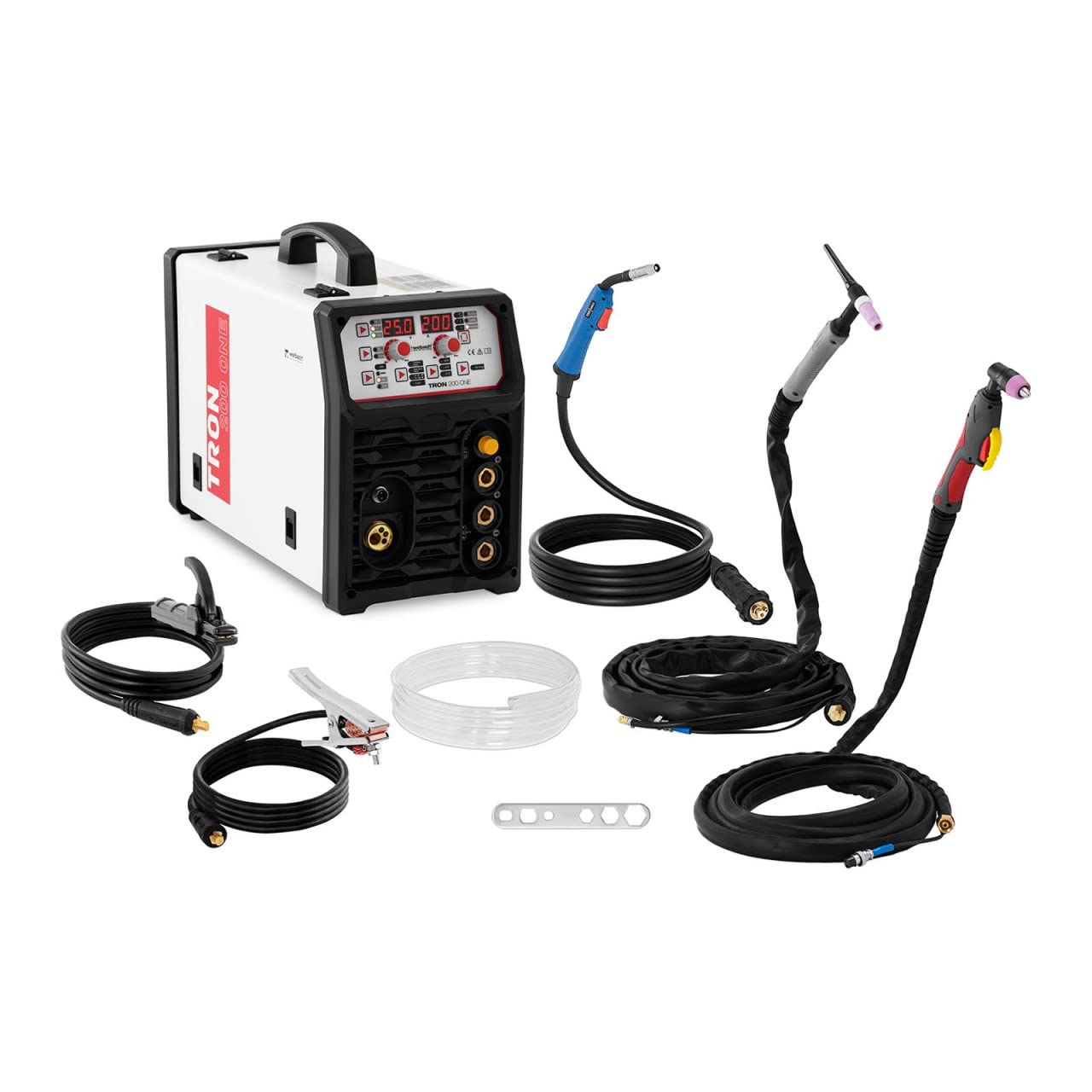 خرید از آمازون - welbach TRON 200 ONE دستگاه جوش ترکیبی TIG 200 A Cut 50 A MIG/MAG 200 A دستگاه جوش چندگانه دستگاه جوش MIG MAG TIG