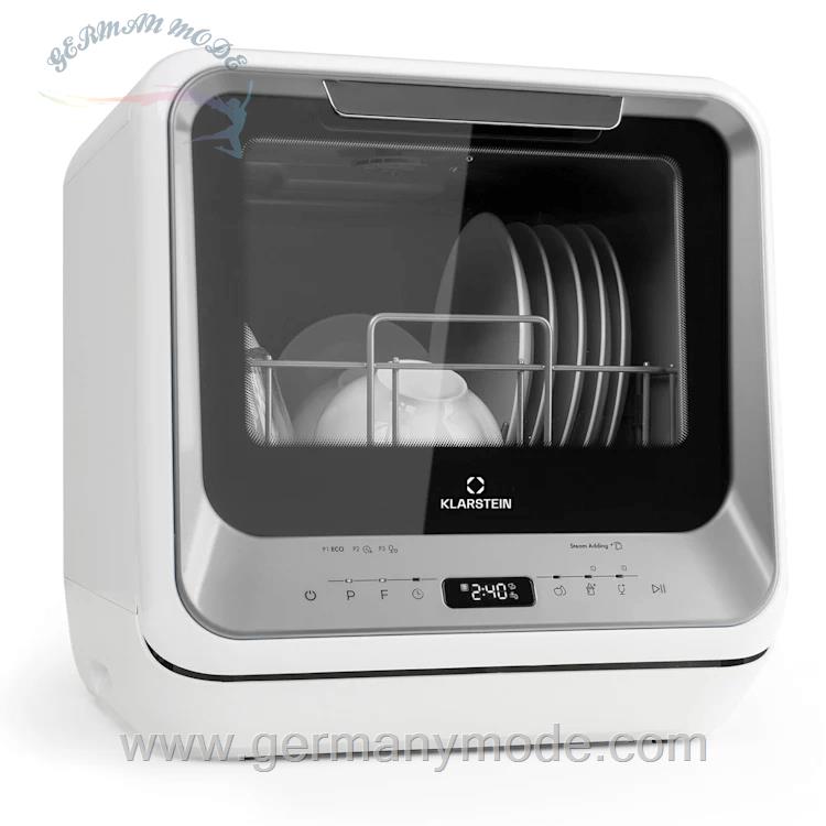 ماشین ظرفشویی رومیزی کلارشتاین آلمان Klarstein Amazonia Mini-Geschirrspülmaschine 42 cm Mini Geschirrspüler Silber 58 dB