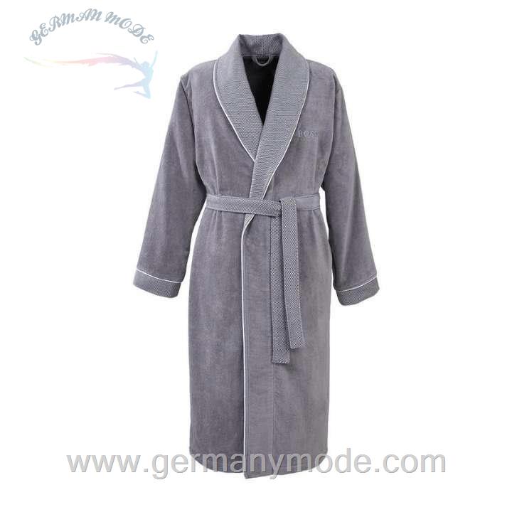حوله تن پوش مردانه هوگو باس آلمان HUGO BOSS HOME BADEMANTEL LORD Grey