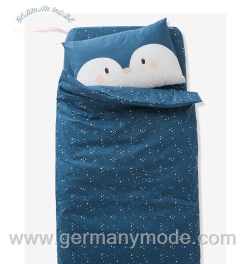 ست تشک پتو بالش کودک ورت فرانسه Vertbaudet Baby Bettbezug Polarstern Oeko Tex - dunkelblau