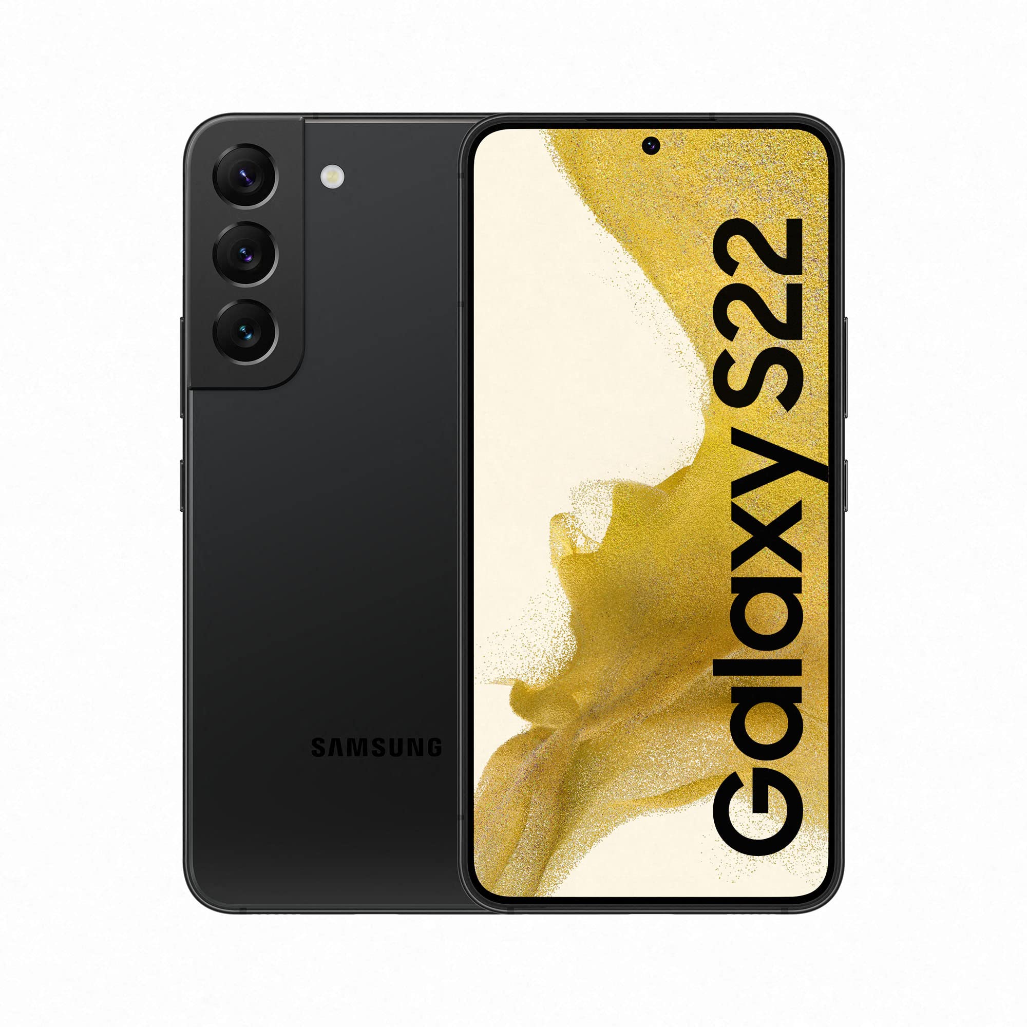 خرید از آمازون - Samsung Galaxy S22، تلفن همراه 5G 128GB مشکی، سیم کارت موجود نیست، گوشی هوشمند اندروید، نسخه FR