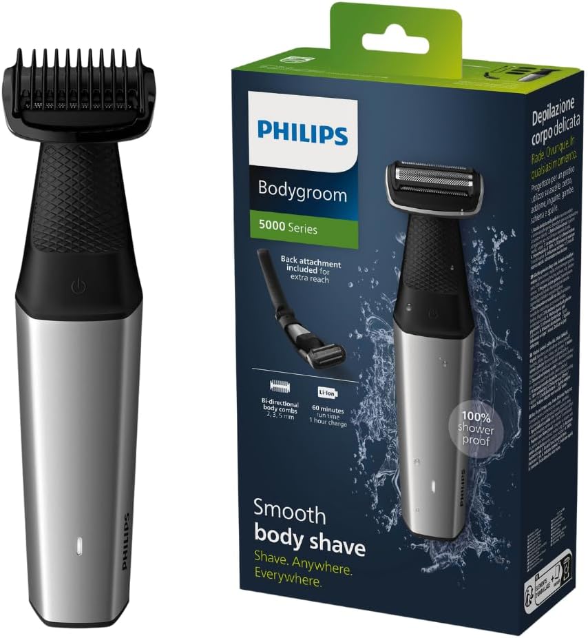 ماشین اصلاح کشاله ران و بدن فیلیپس BODYGROOM سری 5000 BG5021/15 ضد آب
