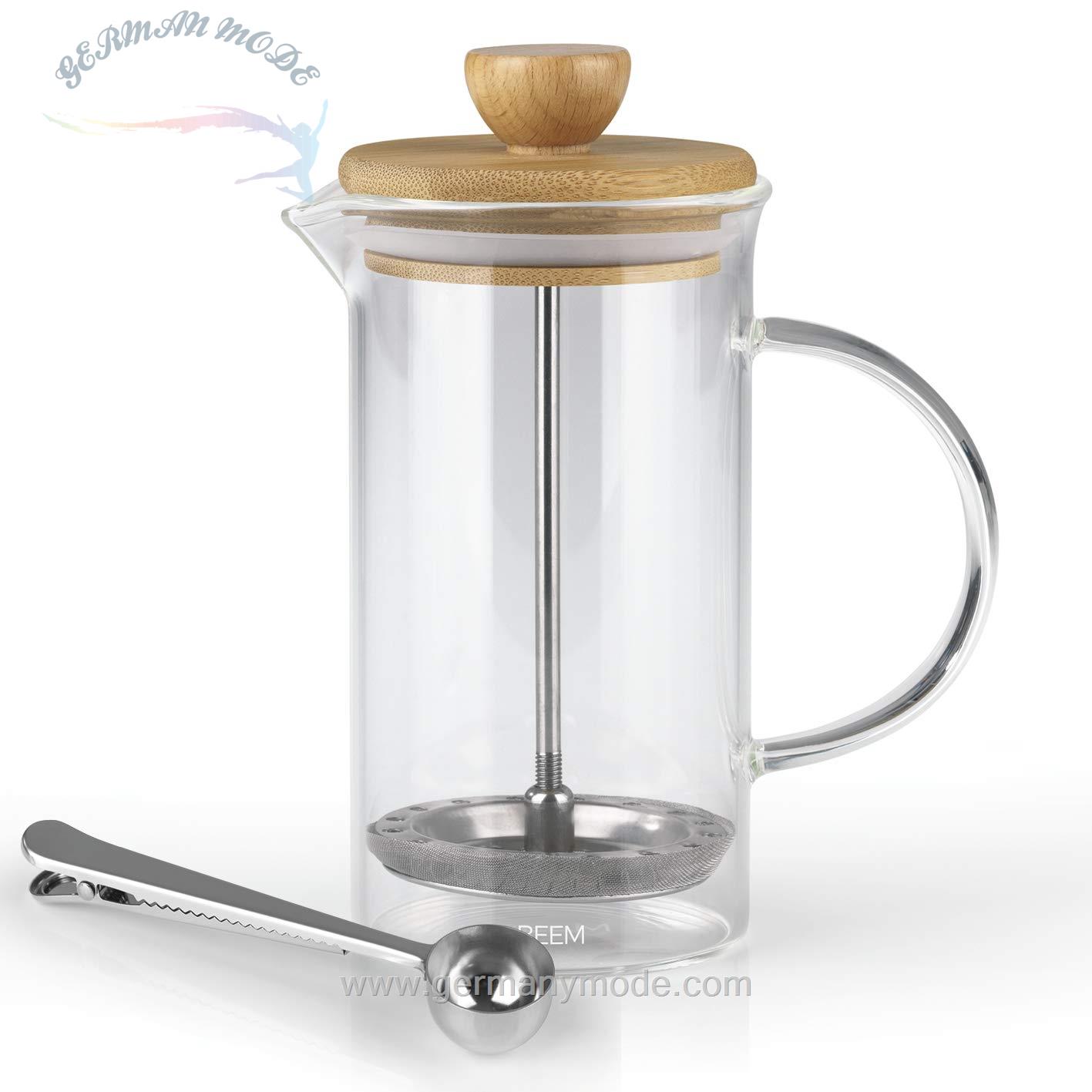 قهوه ساز بیم آلمان BEEM Kaffeebereiter, 1l Kaffeekanne, COFFEE PRESS 1L Bambus