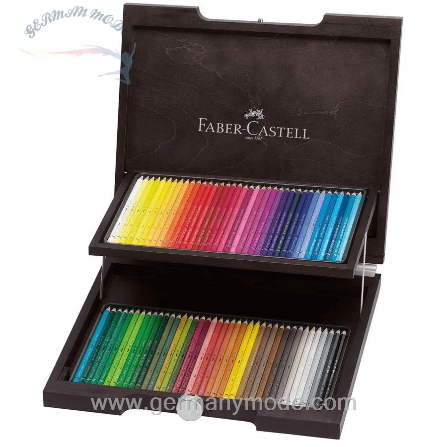 مداد رنگی آبرنگی 72 رنگ فابرکاستل آلمان FABER CASTELL Albrecht Dürer Aquarellstift 72er Holzkoffer
