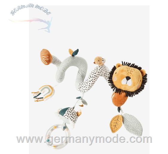 عروسک تزئین تخت کودک ورت فرانسه Vertbaudet Baby Activity-Spirale ,Kleiner Löwe Tansania - mehrfarbig