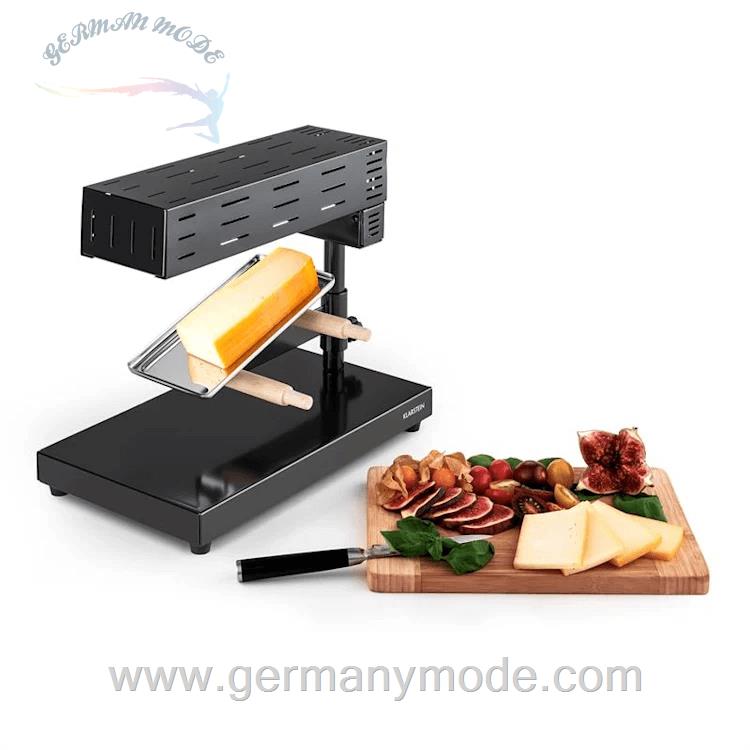گریل راکلت پز برقی کلارشتاین آلمان Klarstein Appenzell 2G traditioneller Raclette Grill Schwarz Raclettegrill 600 watt