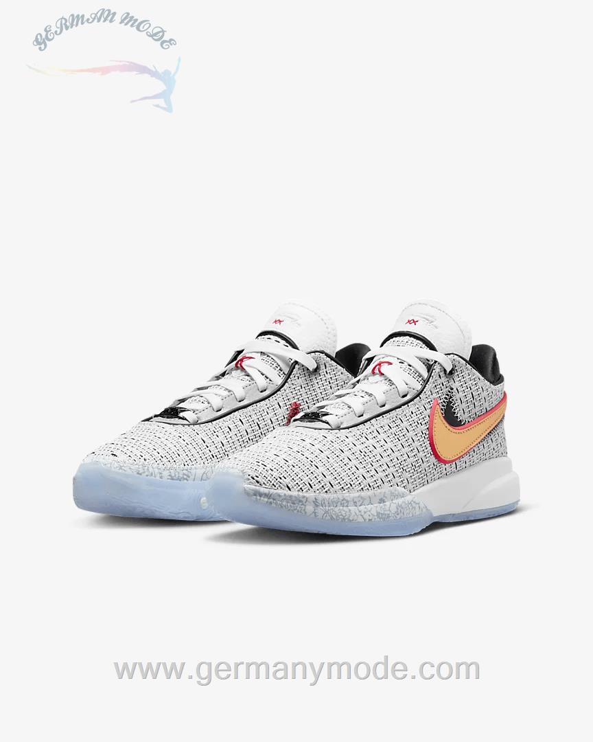 کتانی بسکتبال بچگانه نایک آمریکا Nike LeBron XXBasketballschuh für ältere Kinder- DQ8651-100