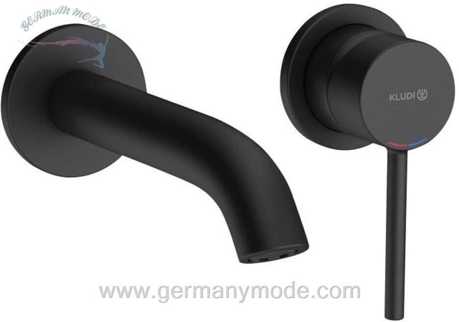 شیر مخلوط روشویی توکار کلودی Kludi Bozz 180mm schwarz matt 382443976