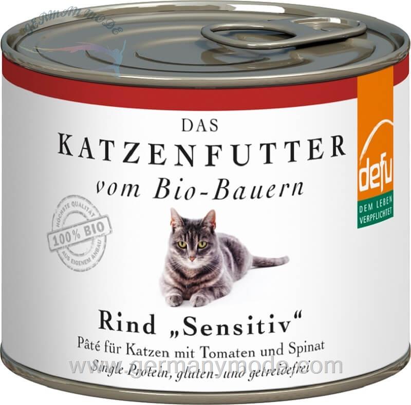 غذا مرطوب گربه دفو آلمان Defu Paté 12x200g Huhn