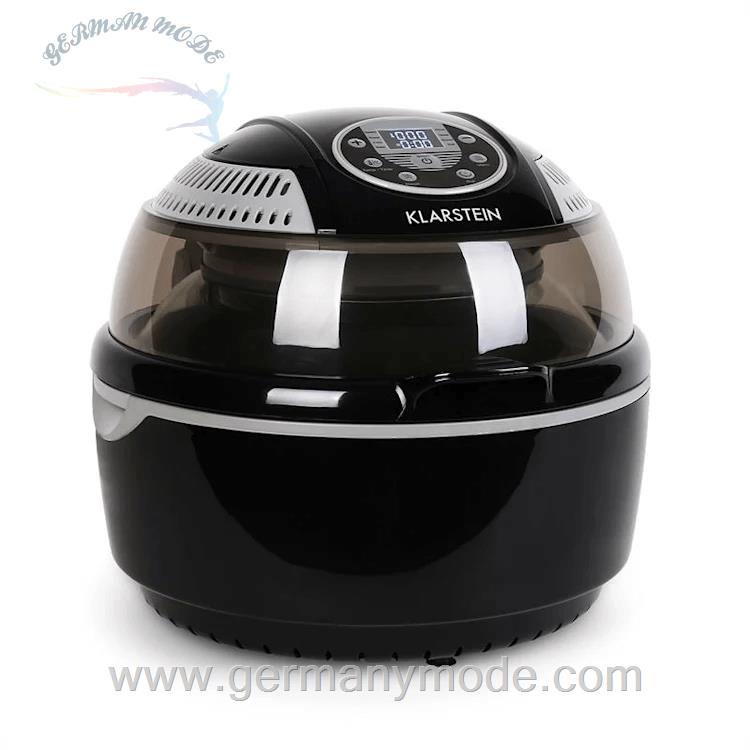 سرخ کن هوای گرم 9 لیتری کلارشتاین آلمان Klarstein VitAir Heißluftfritteuse 1400 watt 9 Ltr Schwarz