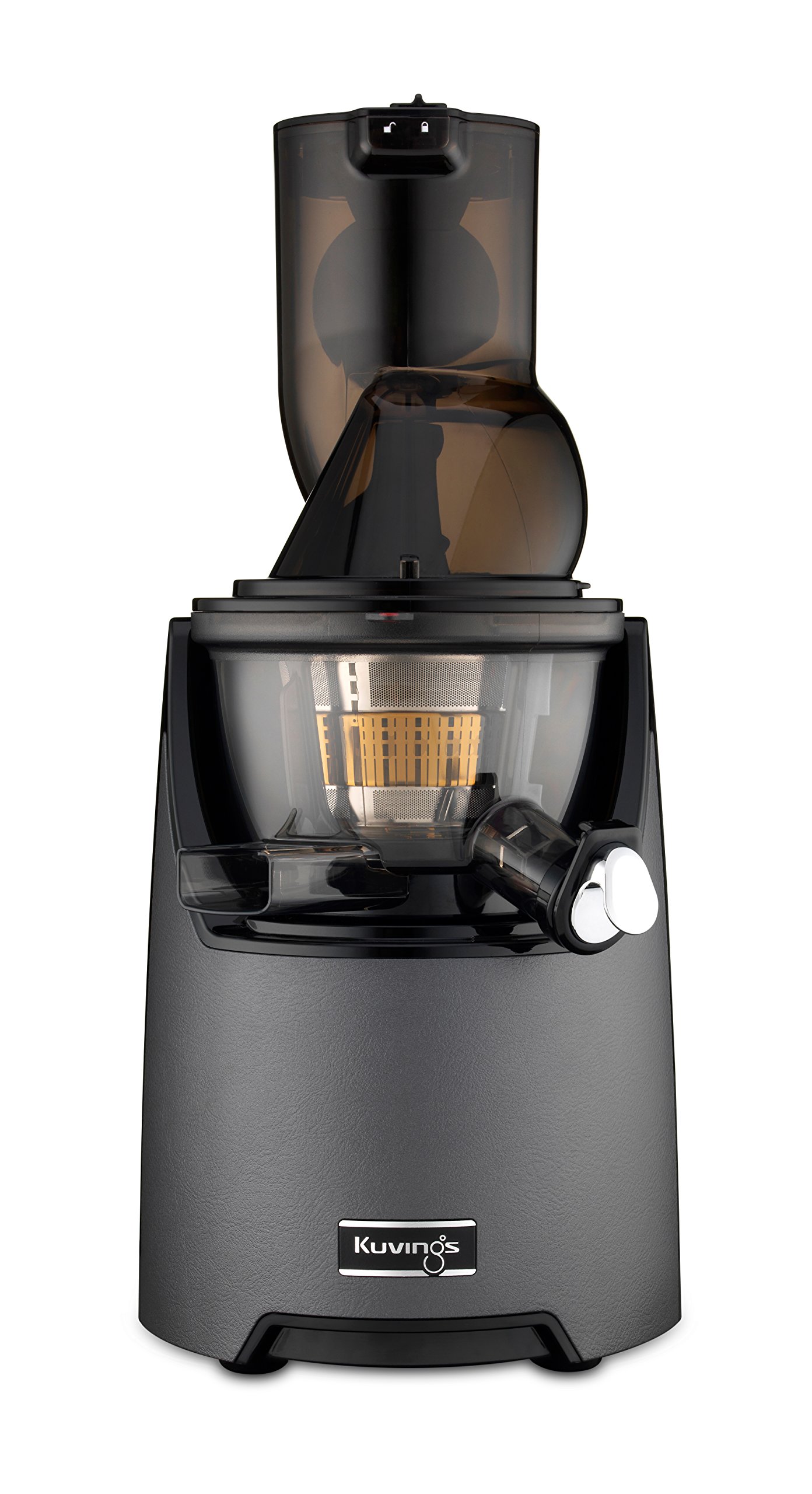 خرید از آمازون - Kuvings | Entsafter | EVO820 Signature | Whole Slow Juicer | Gemüse und Obst | Schnelle und einfache Reinigung | leiser Motor | inkl. Smoothie & Sorbet Filter Set | Matt Gun Metal