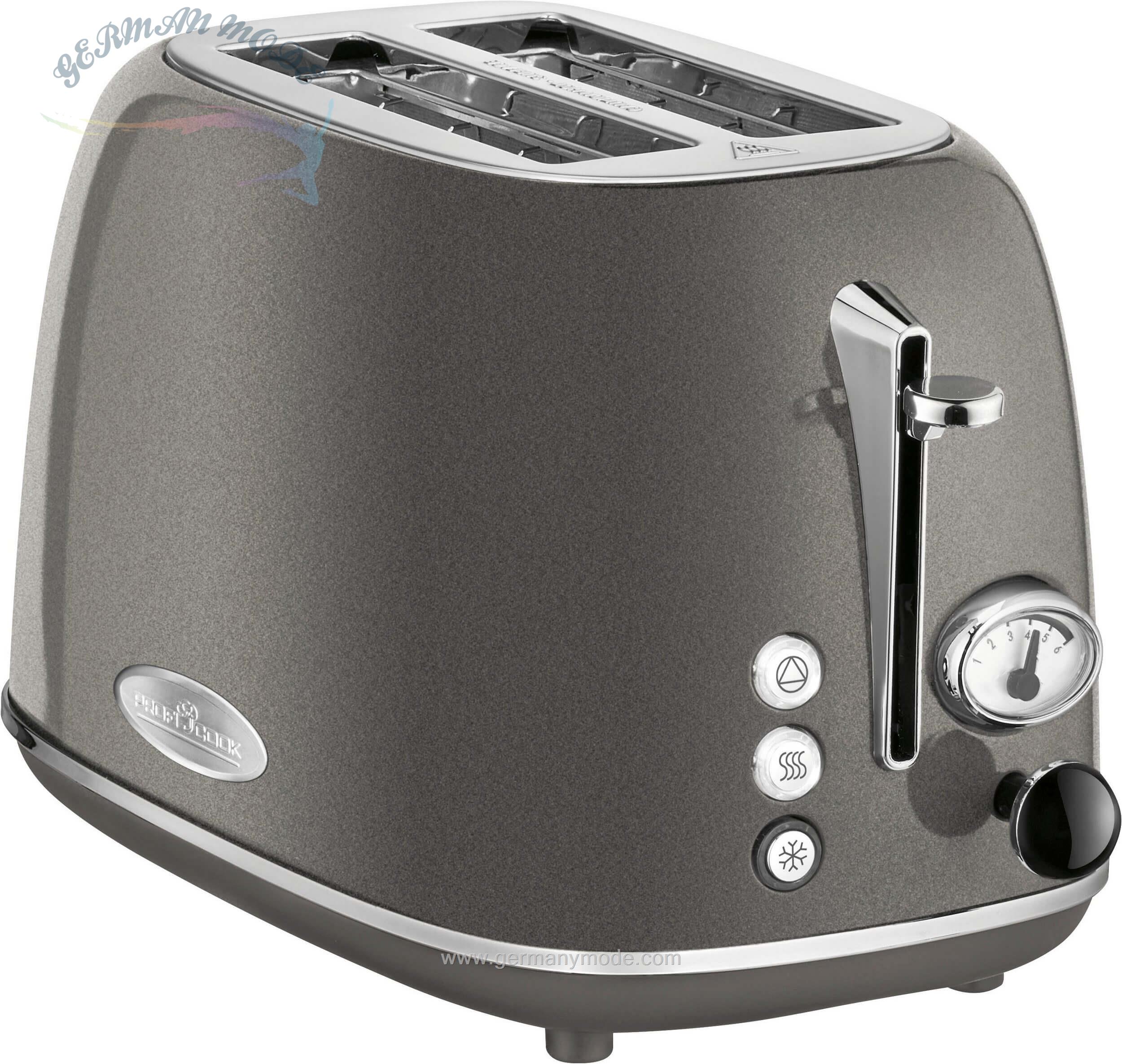 توستر پروفی کوک آلمان ProfiCook Toaster PC-TA 1193- 2 kurze Schlitze- für 2 Scheiben- 815 W