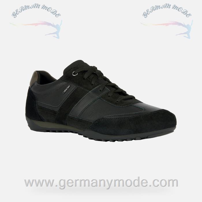 کتانی مردانه جی اوکس ایتالیا GEOX NIEDRIGE SNEAKERS Wells Herr Schwarz
