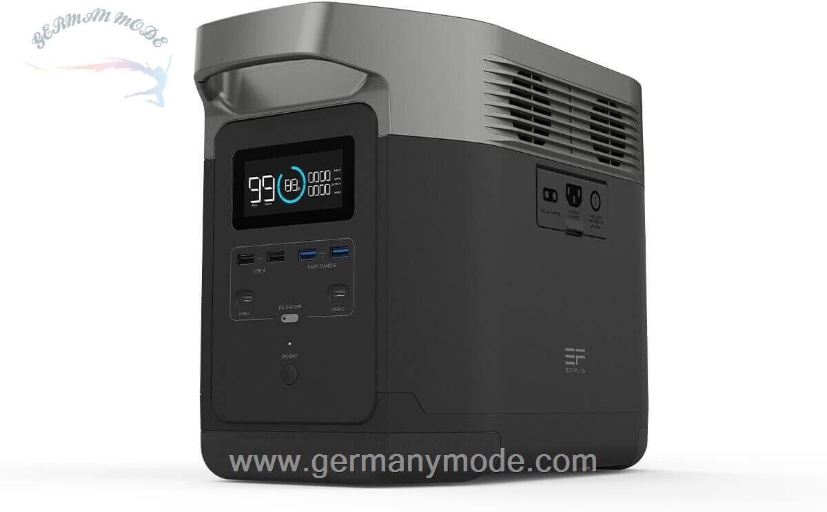 ژنراتور برق خورشیدی قابل حمل ایکوفلا EcoFlow Ecoflow DELTA portable Schwarz without Solarpanel