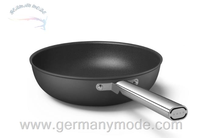 ووک 30 سانت اسمگ ایتالیا Smeg CKFW3001 Wok 30 cm im 50er Jahre Design CKFW3001 BLM