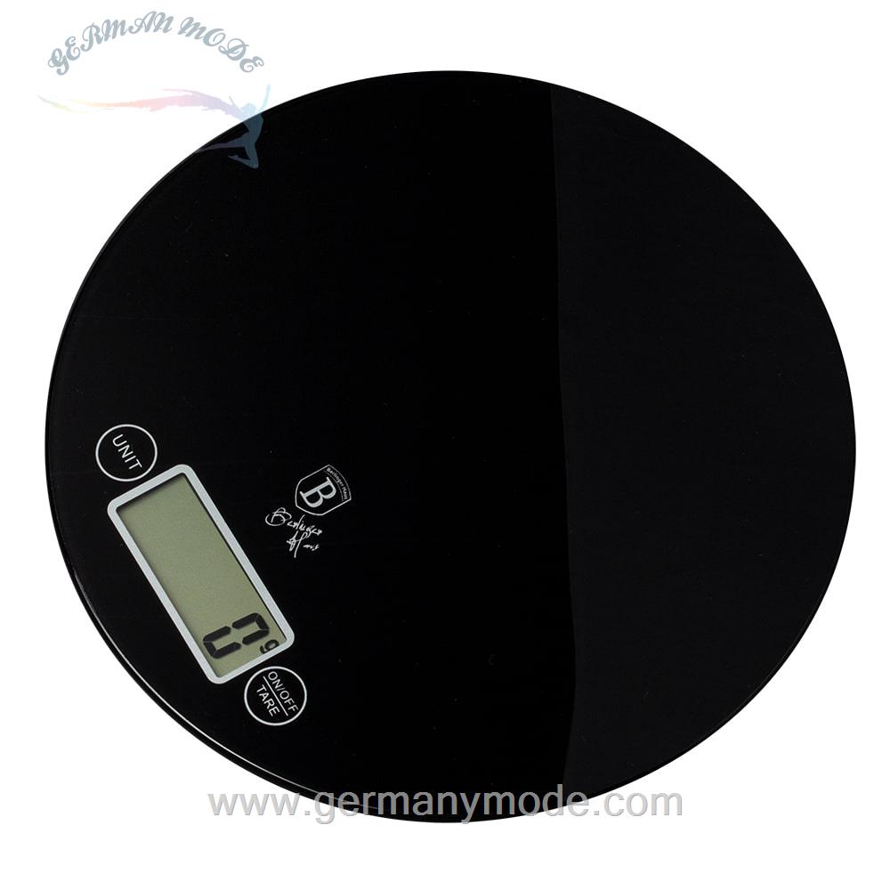 ترازو دیجیتال آشپزخانه برلینگر هاوس مجارستان BERLINGER HAUS KITCHEN SCALE BH/9435 BLACK SILVER COLLECTION