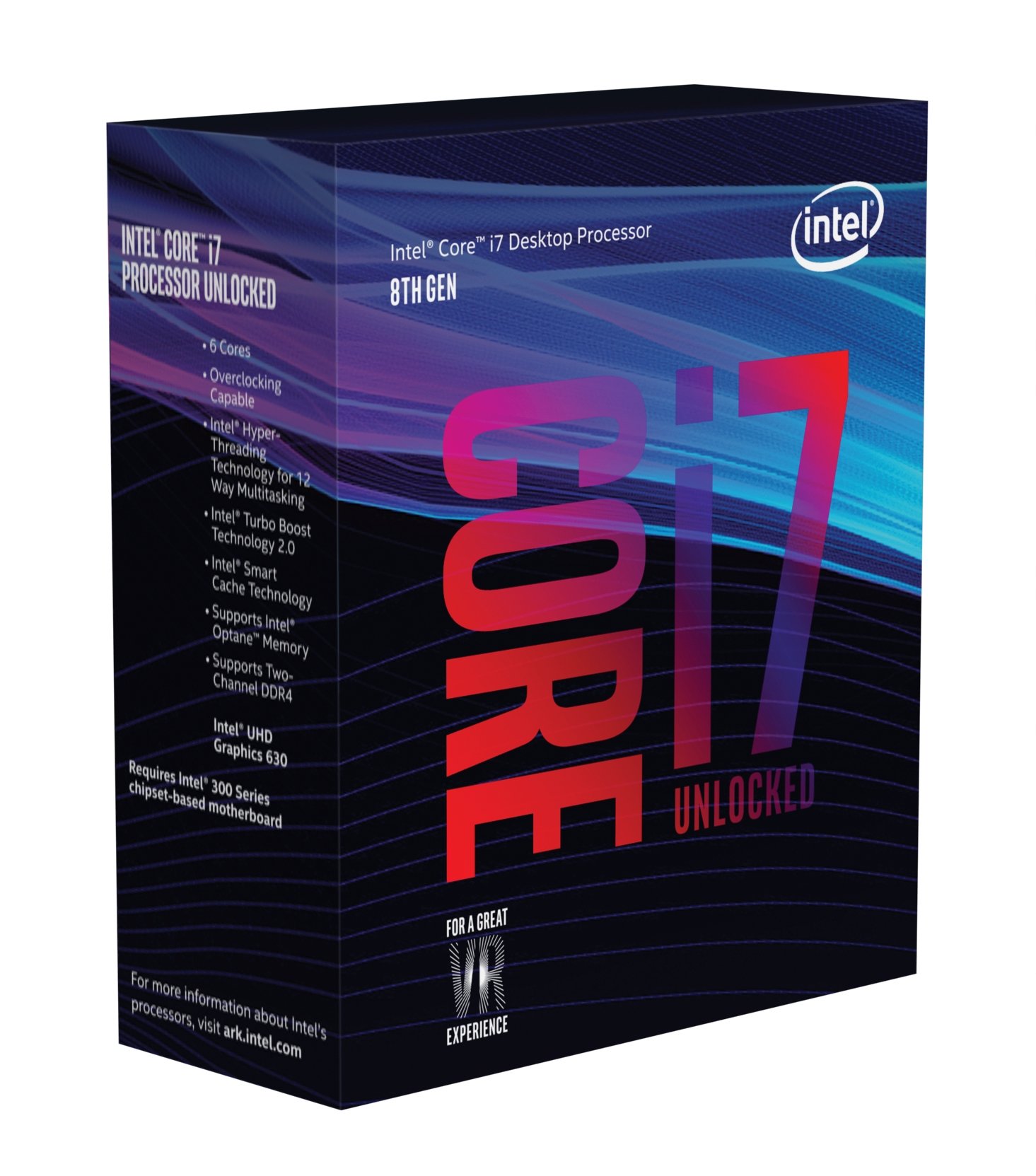 خرید از آمازون - خرده فروشی Intel Core i7-8700K - (1151/Hex Core/3.70GHz/12MB/Coffee Lake/95W/Graphics) پردازنده Core i7-8700K
