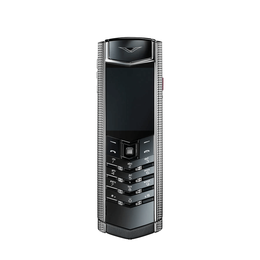 گوشی موبایل سیگناتور وی ورتو انگستان VERTU Signature V - Pure Silver Clous De Paris