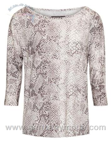 بلوز راحتی زنانه اسنزا هلند ESSENZA Donna Doutzen Meringue Top ¾ Arm