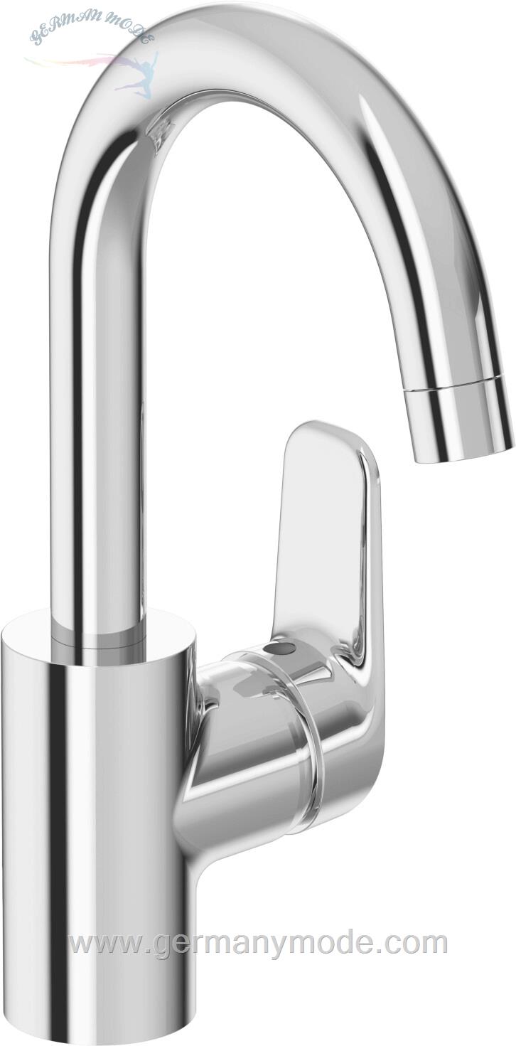 شیر مخلوط روشویی پایه بلند ایدیل استاندارد Ideal Standard CeraFlex mit hohem Auslauf 146mm mit Ablaufgarnitur chrom B1716AA