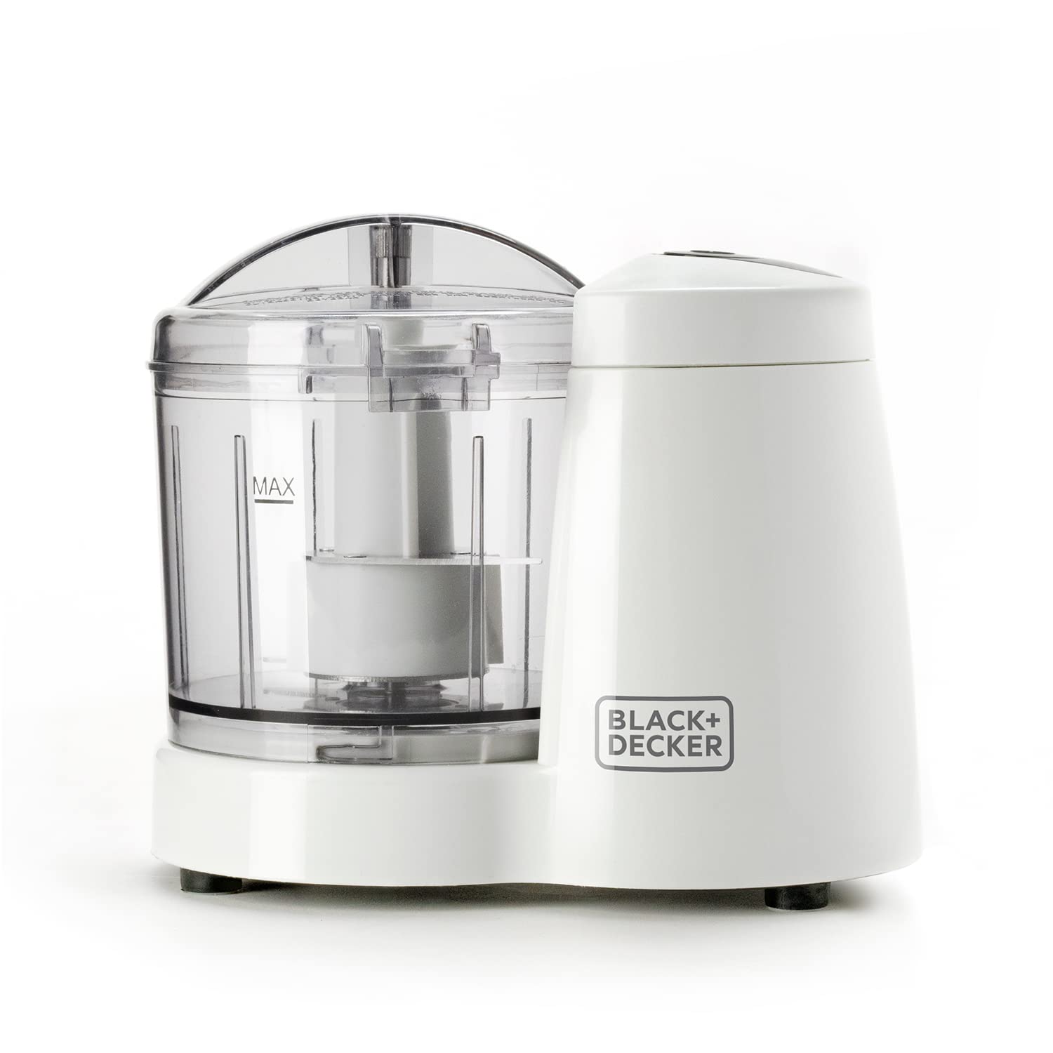 خردکن بلک اند دکر آمریکا BLACK + DECKER | BXCH120E | میکسر | 120 وات | حجم 350 میلی لیتر | 1 سرعت | تیغه های فولادی ضد زنگ | آسان برای استفاده و تمیز کردن | سفید/خاکستری