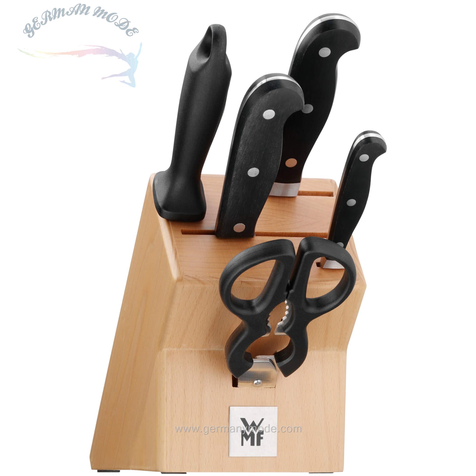 ست چاقو آشپزخانه 6 پارچه وی ام اف آلمان WMF Spitzenklasse Plus Messerblock 6