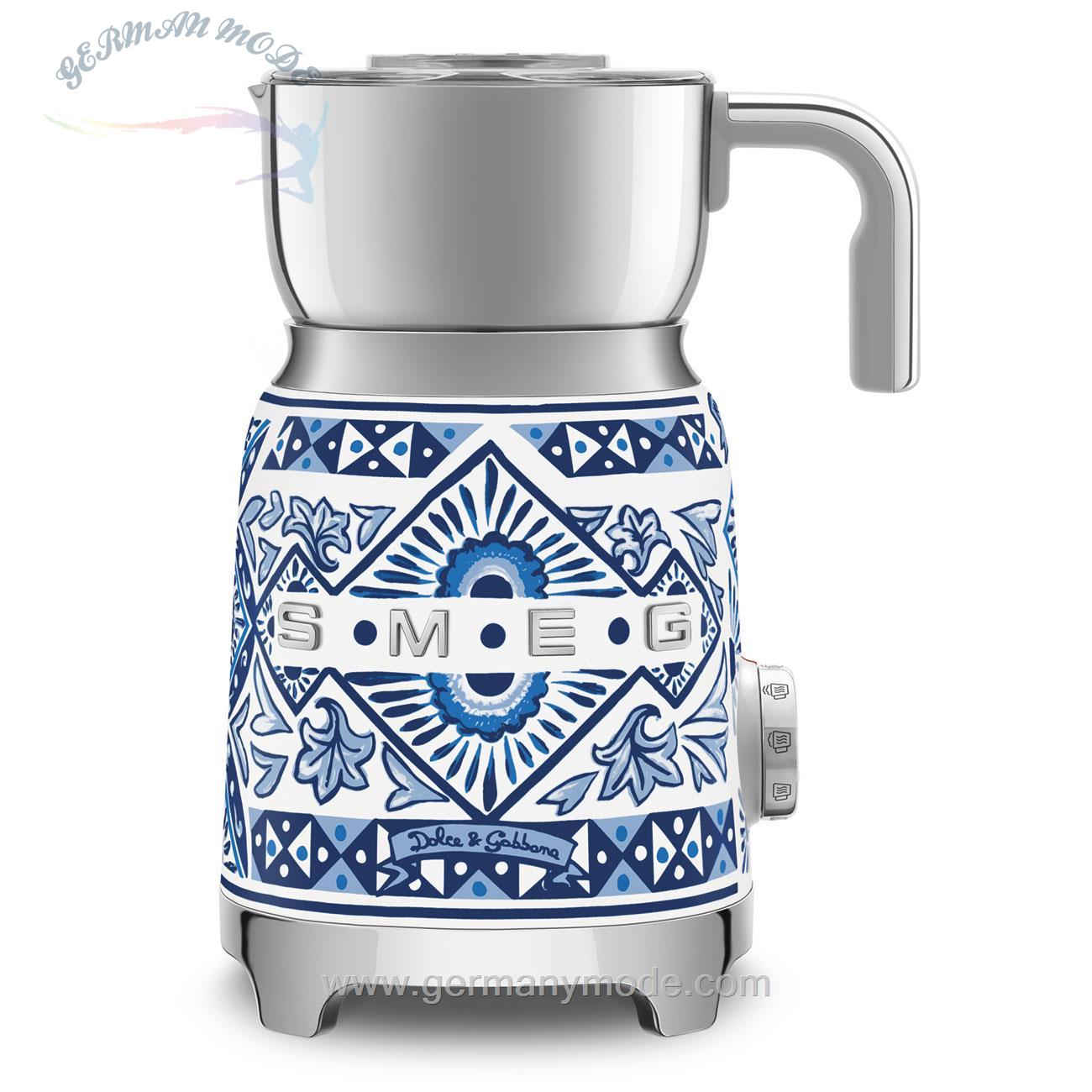 کف شیر ساز اسمگ طراحی دولچه گابانا ایتالیا smeg Montalatte Decorato / Speciale Estetica 50's Style MFF01DGBEU