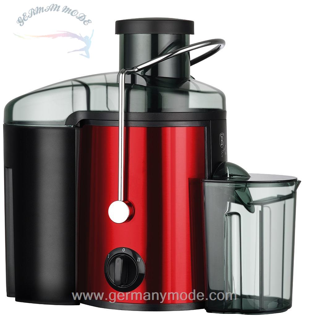 آبمیوه گیری برلینگر هاوس مجارستان BERLINGER HAUS JUICE EXTRACTOR 400W BH/9075 BURGUNDY LINE