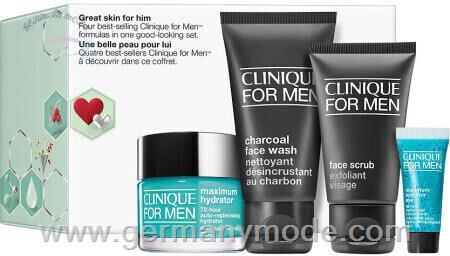 ست مراقبتی پاکسازی آبرسان تسکین دهنده صورت مخصوص آقایان کلینیک آمریکا Clinique Set Great Skin for Him (5-30-50-50ml)