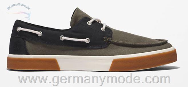 کفش کالج مردانه تیمبرلند آمریکا Timberland WHARF 2 0 EK BOAT SHOE FOR MEN IN GREEN