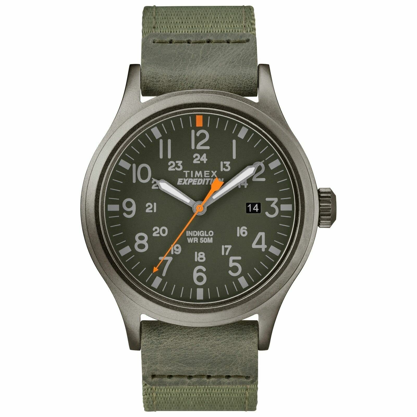 خرید از آمازون - Timex Unisex Watch Expedition Scout آنالوگ کوارتز نایلون سبز تیره
