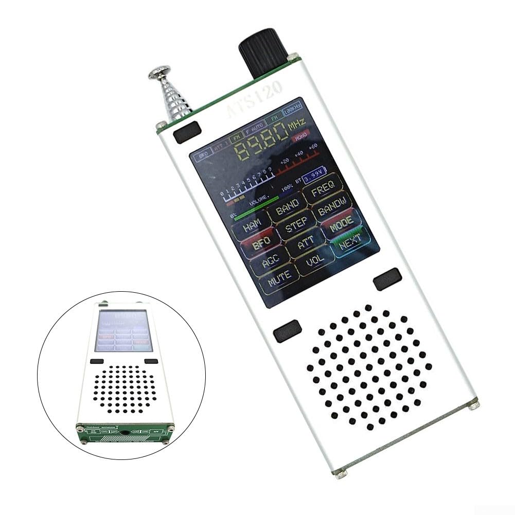 ATS120 Full-Band Hi-Fi Radio 2,4 Zoll Touch Display High Fidelity FM/AM Radio SI4732+ESP32 + Bluetooth +2,4-Zoll-Touchscreen Technologie