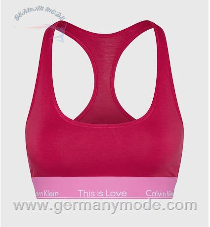 نیم تنه زنانه کلوین کلین آمریکا Calvin Klein Bralette Pride Persian Red 000QF7281EXBV