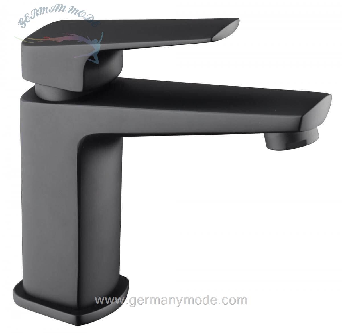 شیر مخلوط روشویی پایه کوتاه شوت Schütte Raven Waschtischarmatur schwarz matt 34016