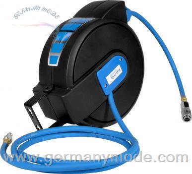 قرقره شیلنگ جمع کن دیواری و شیلنگ 8 متری گود Güde Druckluft Automatikschlauchtrommel 8 m