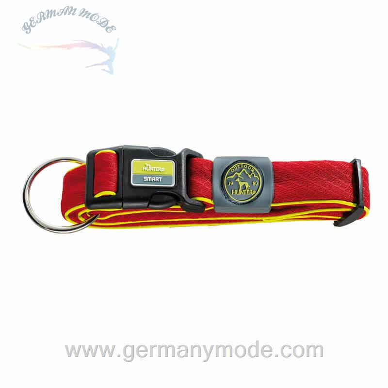 قلاده سگ قابل تنظیم هانتا آلمان Hunter Halsband Maui Rot S