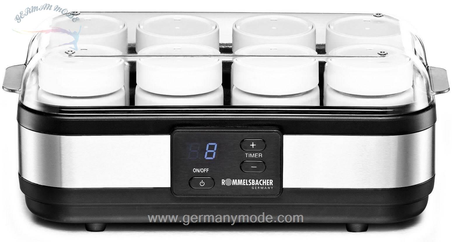 ماست و پنیر ساز روملزباخر آلمان Rommelsbacher Joghurtbereiter JG 40, 8 Portionsbehälter