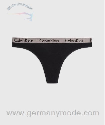 شورت استرینگ زنانه کلوین کلین آمریکا Calvin Klein String Radiant Cotton Black 000QD3539E001