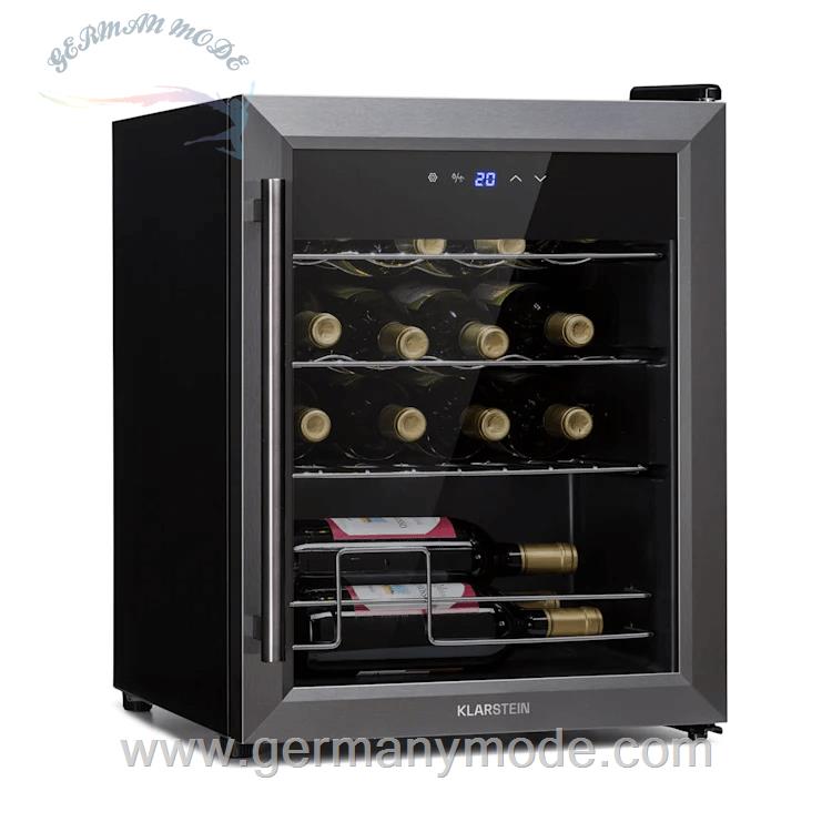 یخچال بطری سرد کن 42 لیتری کلارشتاین آلمان Klarstein Ultimo 16 Uno Weinkühlschrank 16 Schwarz 42 Ltr