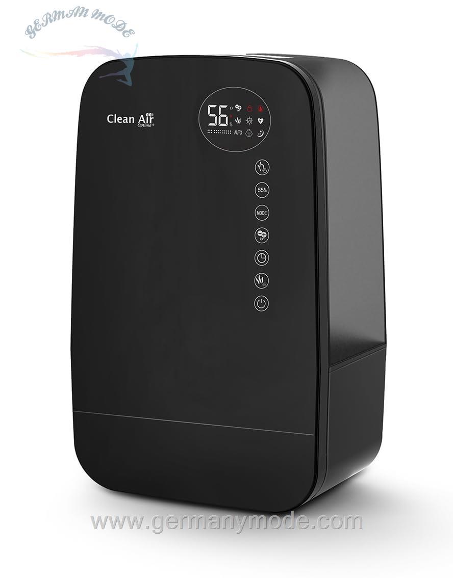 رطوبت ساز با یونیزر و رایحه درمانی Clean Air Optima CA-607B Smart - حداکثر عملکرد رطوبت 480 میلی لیتر در ساعت - ظرفیت مخزن آب 5.5 لیتر - مناسب برای اتاق های تا 65 متر مربع / 160 متر مربع (مشکی)