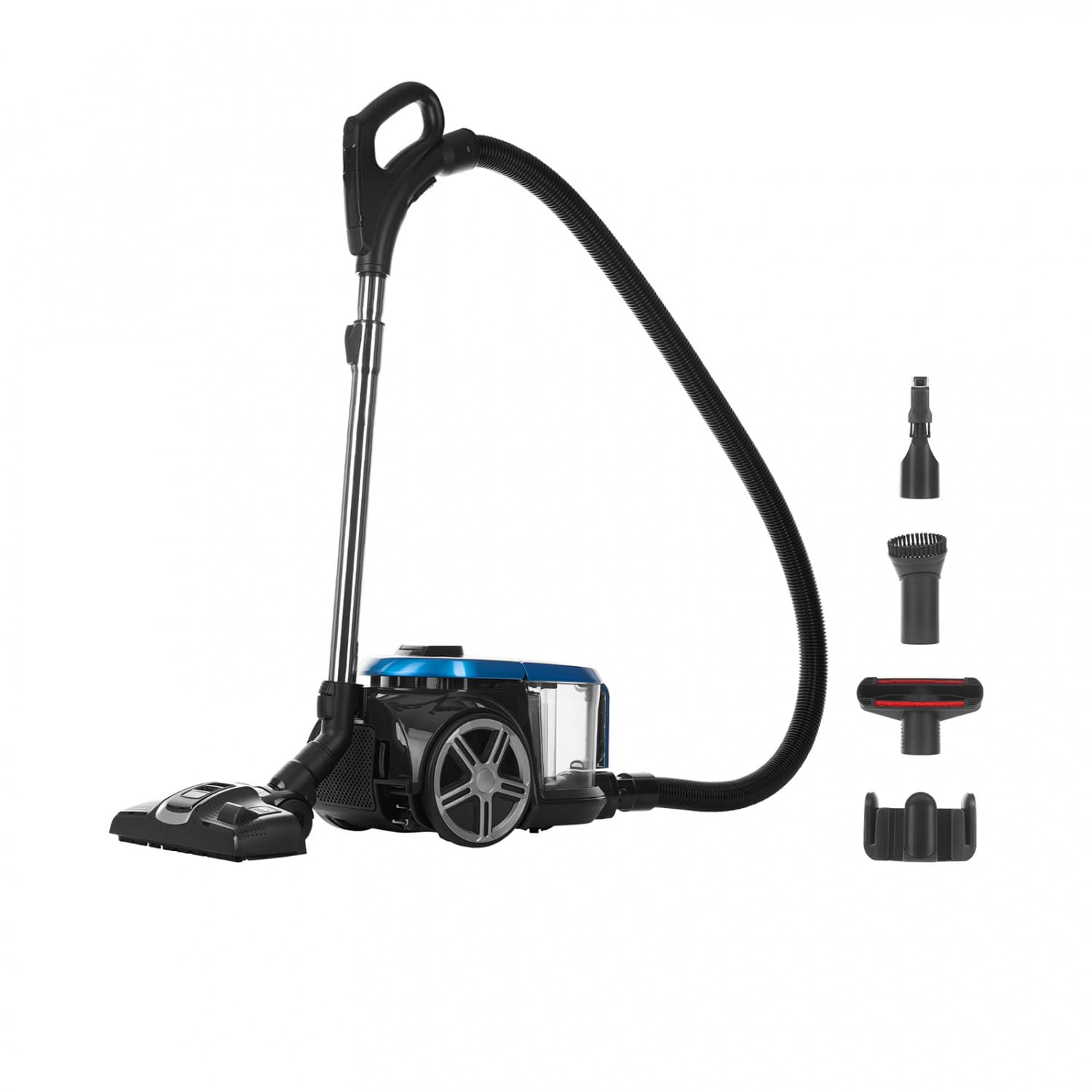 جارو برقی بدون کیسه Genius Invictus C7 15 عددی، جاروبرقی قوطی بدون کیسه، 900 وات، فیلتر فشرده هپا، 4 حالت، ظرف گرد و غبار 3 لیتری، نازل کف برای فرش های کف سخت