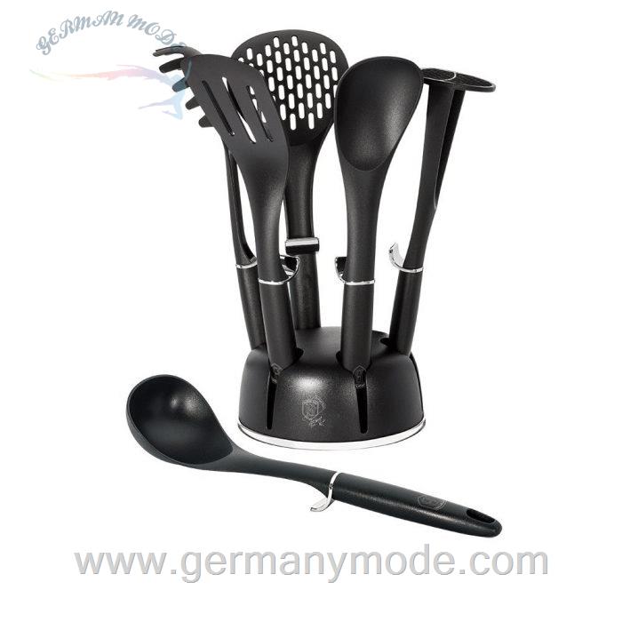 ست کفگیر ملاقه 7 پارچه برلینگر هاوس مجارستان Berlinger Haus Kitchen Utensils BH/6218 Black Royal Collection