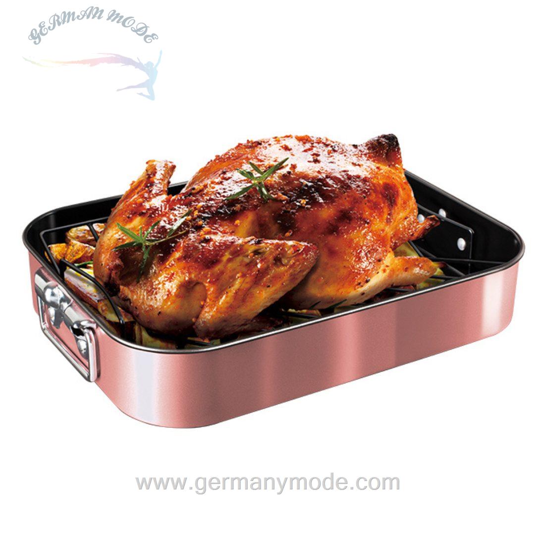تابه کباب پز با قفسه برلینگر هاوس مجارستان Berlinger Haus Roasting Pan and Rack BH 7851 I-Rose Collection