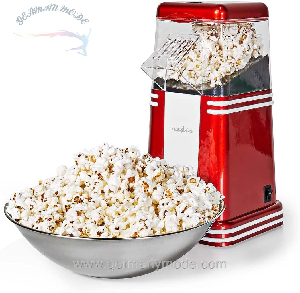 پاپ کورن ساز ندیس Nedis Popcorn Machine with Hot Air 1200 W/FCPC100RD